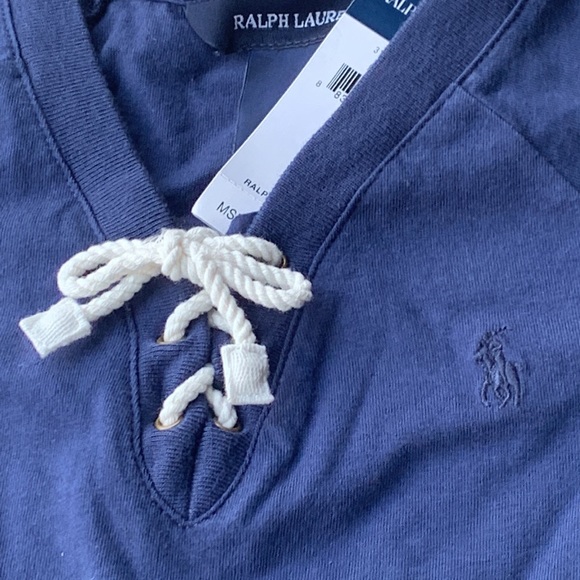 RALPH LAUREN DRESS KIDS SIZE 5 SAILOR FRESCU BLUE NWT COTTON - Picture 3 of 3